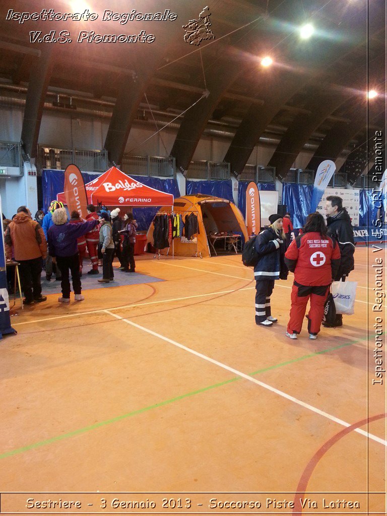 Sestriere - 3 Gennaio 2013 - Soccorso Piste Via Lattea - Croce Rossa Italiana - Ispettorato Regionale Volontari del Piemonte