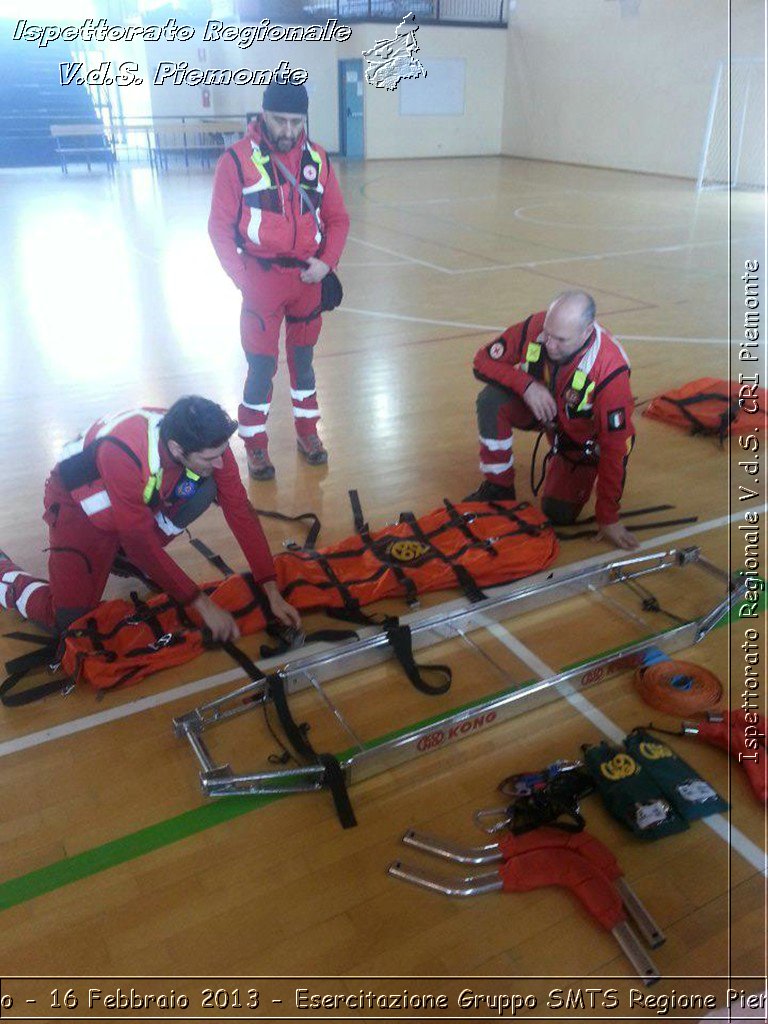 Torino - 16 Febbraio 2013 - Esercitazione Gruppo SMTS Regione Piemonte - Croce Rossa Italiana - Ispettorato Regionale Volontari del Piemonte