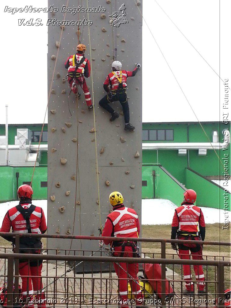 Torino - 16 Febbraio 2013 - Esercitazione Gruppo SMTS Regione Piemonte - Croce Rossa Italiana - Ispettorato Regionale Volontari del Piemonte