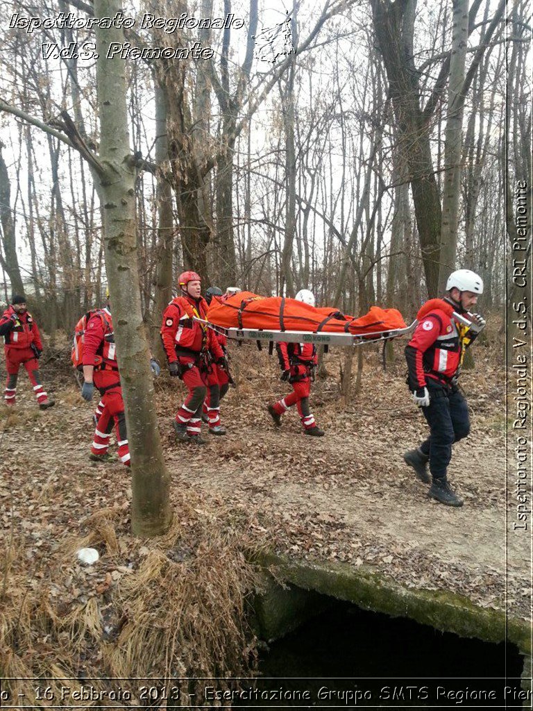 Torino - 16 Febbraio 2013 - Esercitazione Gruppo SMTS Regione Piemonte - Croce Rossa Italiana - Ispettorato Regionale Volontari del Piemonte