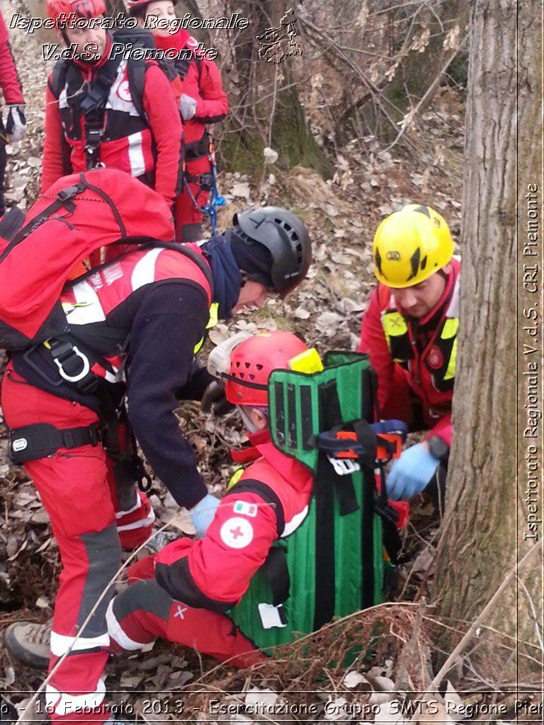 Torino - 16 Febbraio 2013 - Esercitazione Gruppo SMTS Regione Piemonte - Croce Rossa Italiana - Ispettorato Regionale Volontari del Piemonte