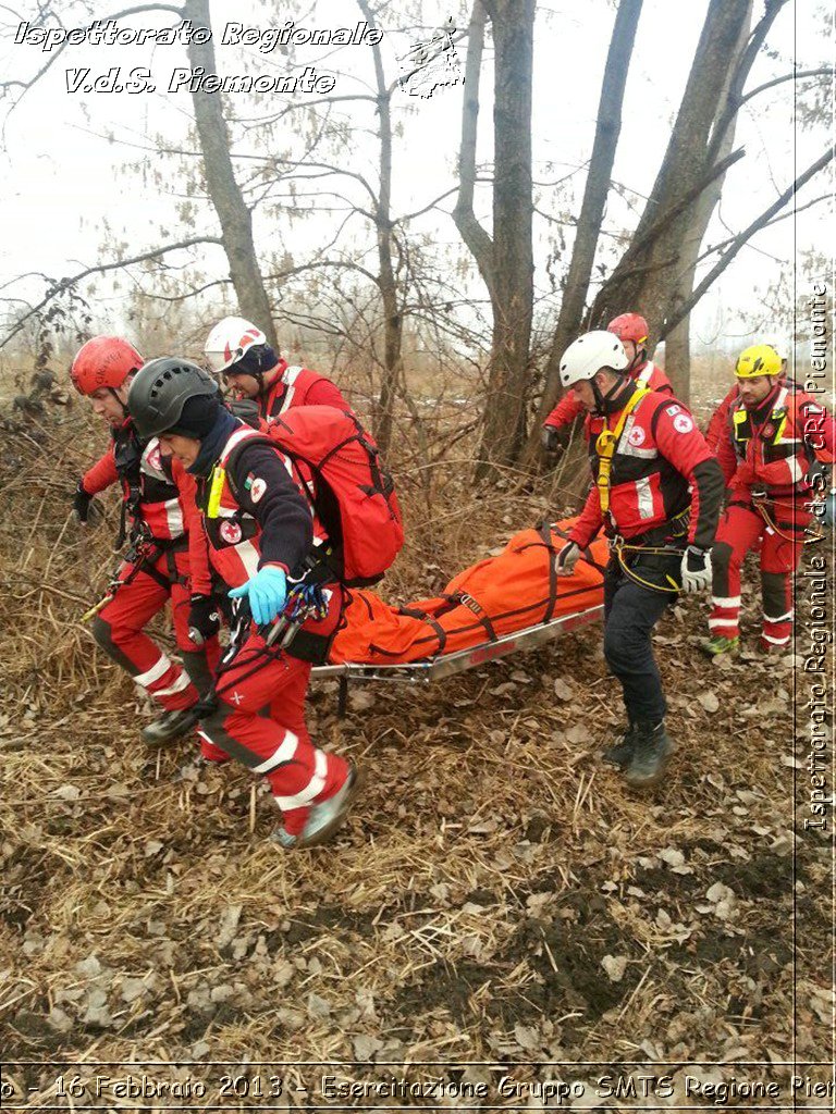 Torino - 16 Febbraio 2013 - Esercitazione Gruppo SMTS Regione Piemonte - Croce Rossa Italiana - Ispettorato Regionale Volontari del Piemonte