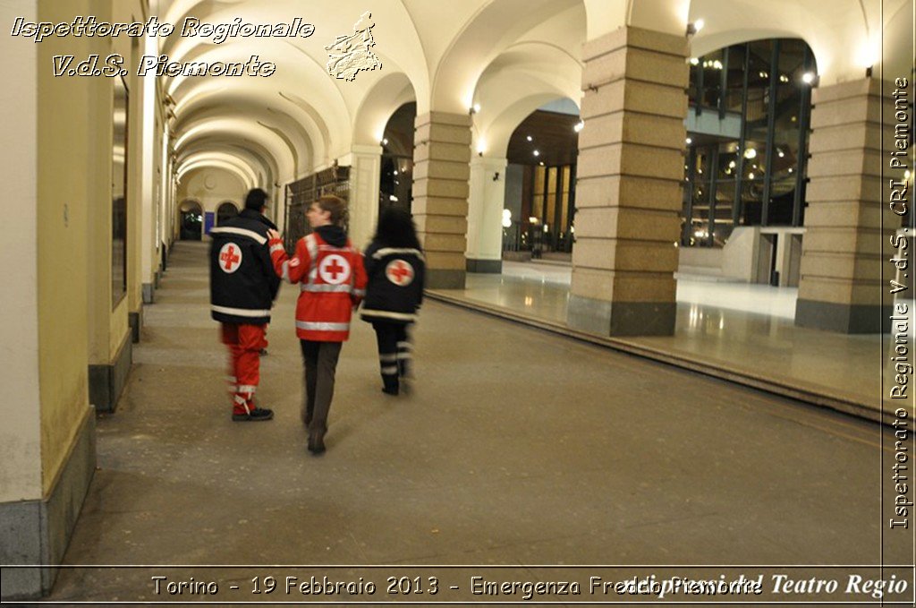 Torino - 19 Febbraio 2013 - Emergenza Freddo Piemonte - Croce Rossa Italiana - Ispettorato Regionale Volontari del Piemonte