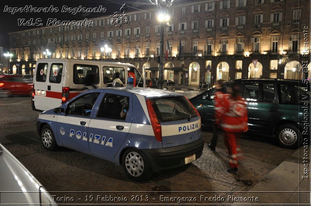 Torino - 19 Febbraio 2013 - Emergenza Freddo Piemonte - Croce Rossa Italiana - Ispettorato Regionale Volontari del Piemonte