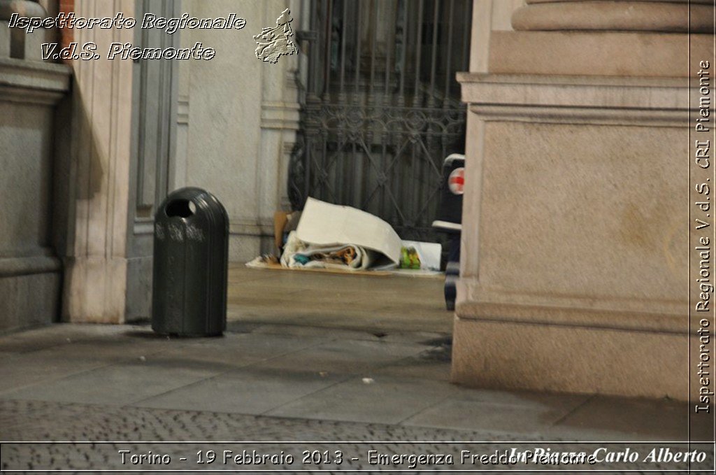 Torino - 19 Febbraio 2013 - Emergenza Freddo Piemonte - Croce Rossa Italiana - Ispettorato Regionale Volontari del Piemonte