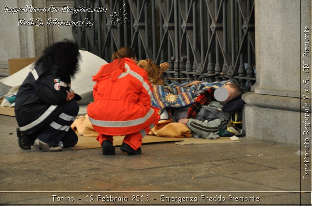 Torino - 19 Febbraio 2013 - Emergenza Freddo Piemonte - Croce Rossa Italiana - Ispettorato Regionale Volontari del Piemonte