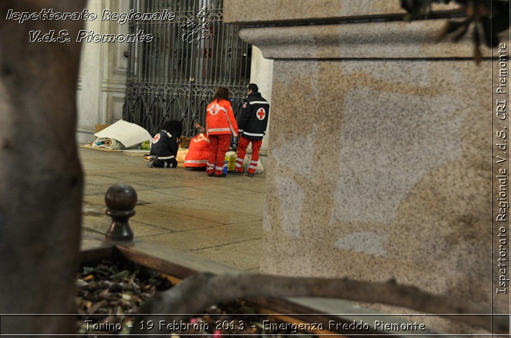 Torino - 19 Febbraio 2013 - Emergenza Freddo Piemonte - Croce Rossa Italiana - Ispettorato Regionale Volontari del Piemonte