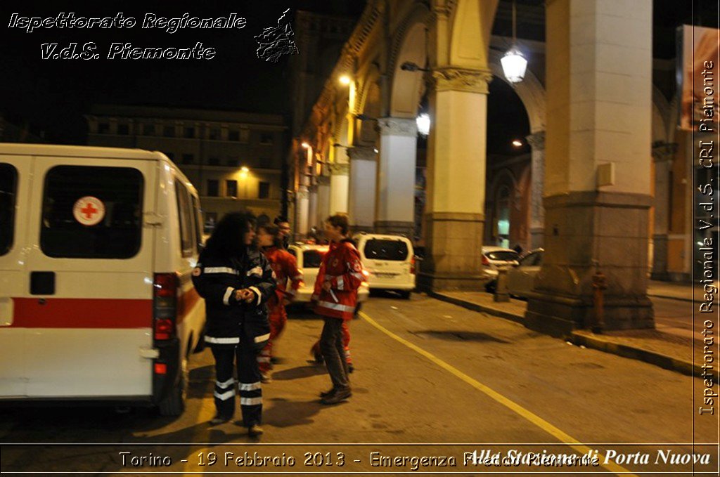 Torino - 19 Febbraio 2013 - Emergenza Freddo Piemonte - Croce Rossa Italiana - Ispettorato Regionale Volontari del Piemonte