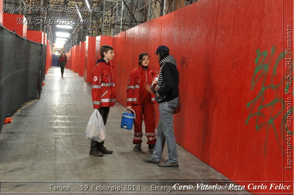 Torino - 19 Febbraio 2013 - Emergenza Freddo Piemonte - Croce Rossa Italiana - Ispettorato Regionale Volontari del Piemonte