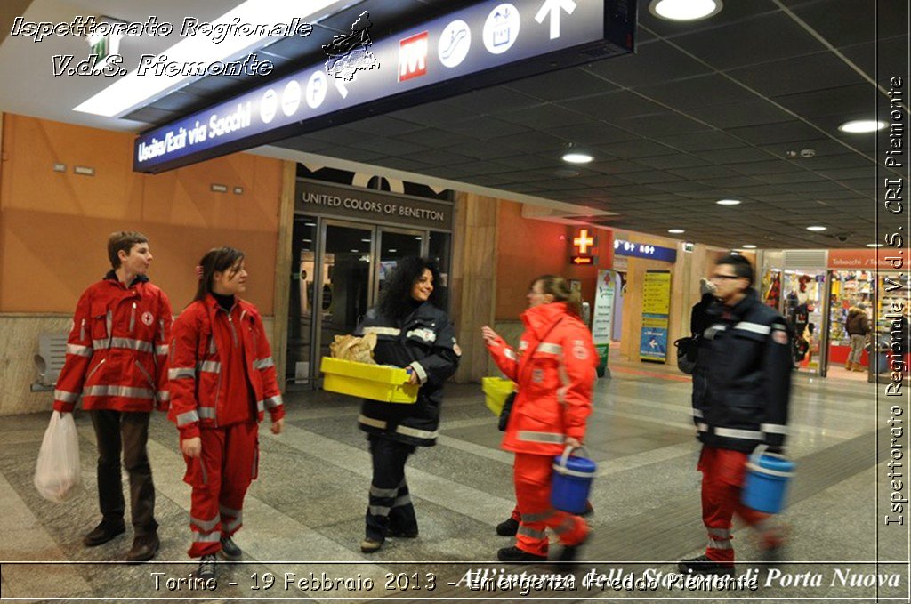 Torino - 19 Febbraio 2013 - Emergenza Freddo Piemonte - Croce Rossa Italiana - Ispettorato Regionale Volontari del Piemonte