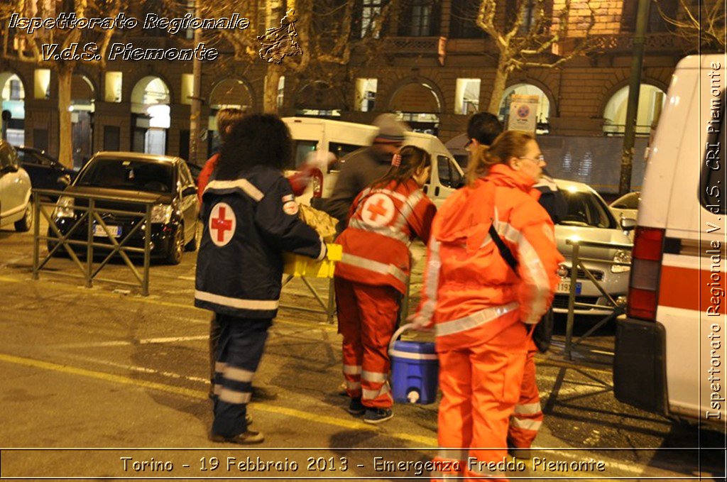 Torino - 19 Febbraio 2013 - Emergenza Freddo Piemonte - Croce Rossa Italiana - Ispettorato Regionale Volontari del Piemonte