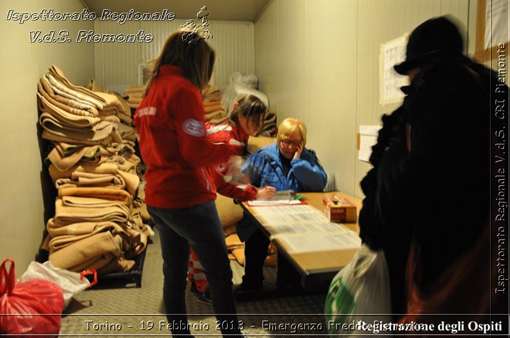 Torino - 19 Febbraio 2013 - Emergenza Freddo Piemonte - Croce Rossa Italiana - Ispettorato Regionale Volontari del Piemonte