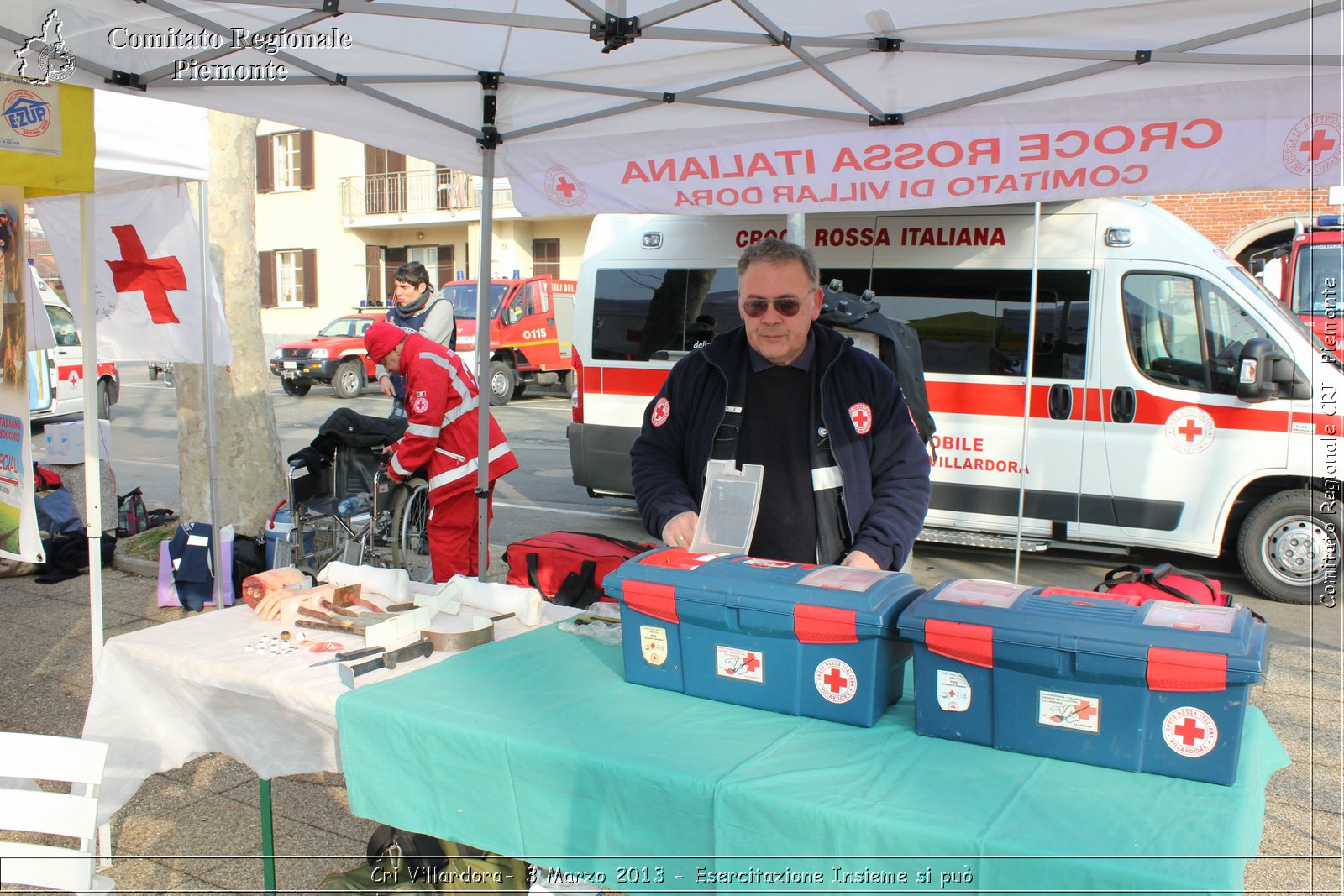 Cri Villardora - 3 Marzo 2013 - Esercitazione Insieme si pu - Croce Rossa Italiana - Comitato Regionale del Piemonte