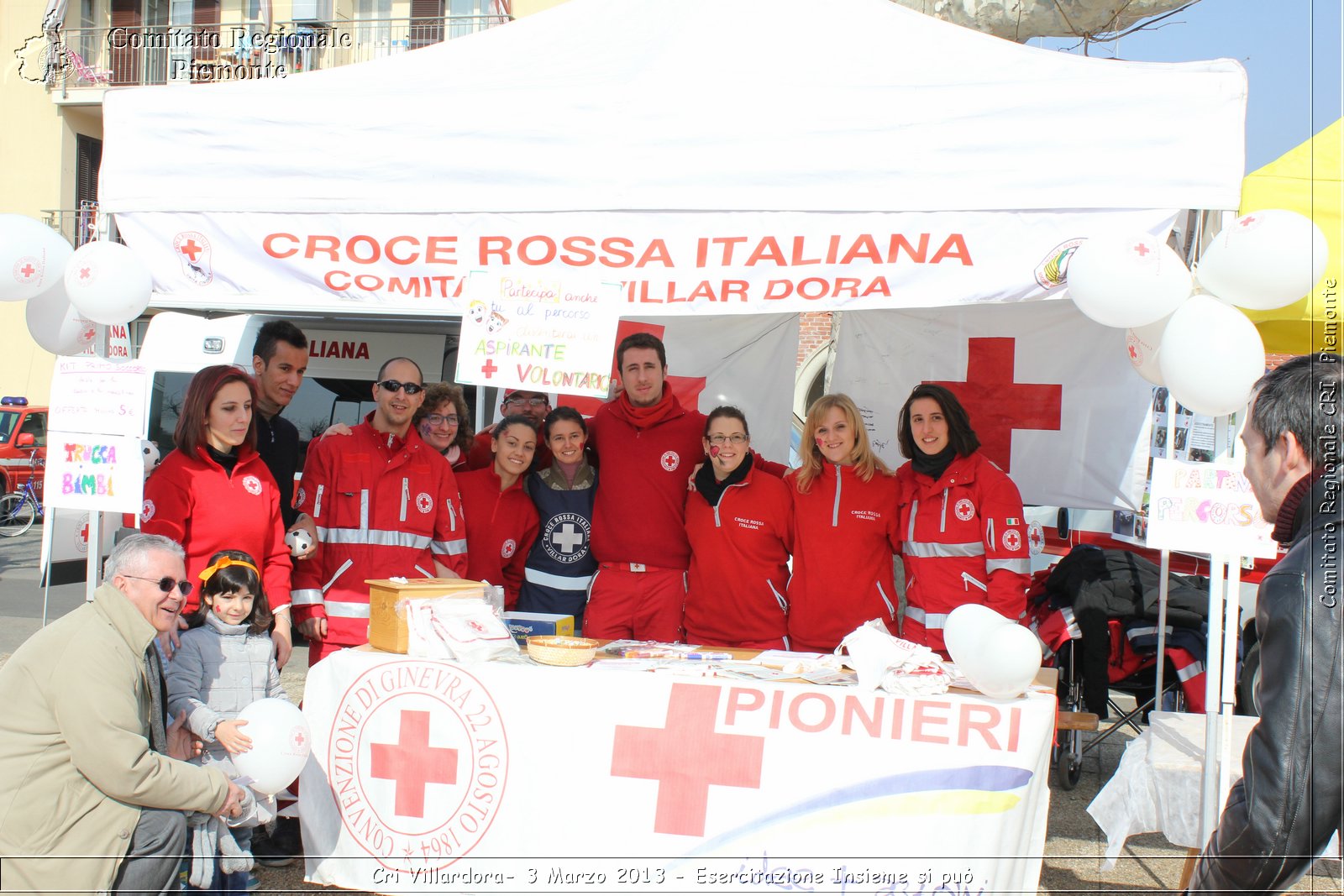 Cri Villardora - 3 Marzo 2013 - Esercitazione Insieme si pu - Croce Rossa Italiana - Comitato Regionale del Piemonte