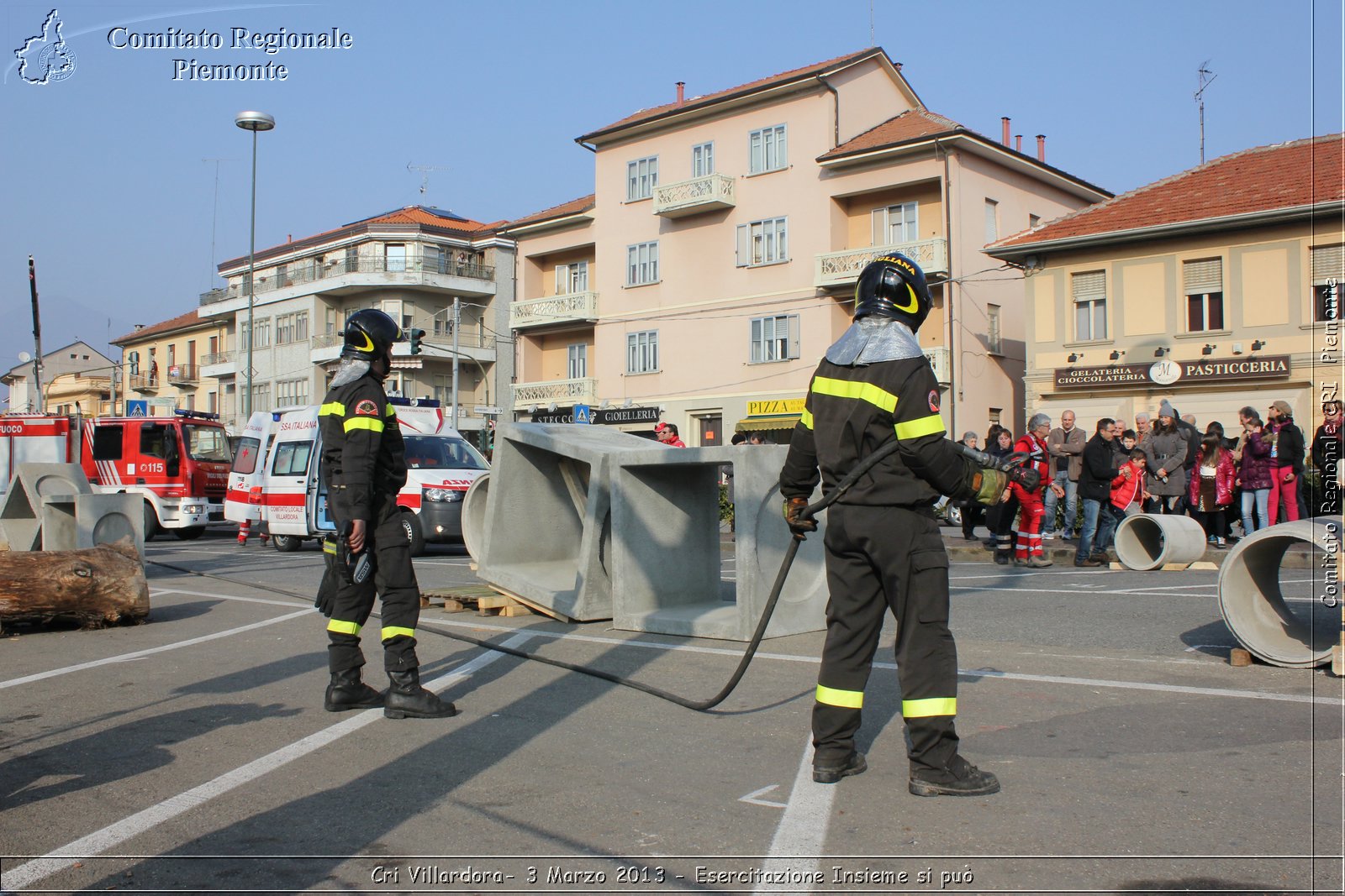 Cri Villardora - 3 Marzo 2013 - Esercitazione Insieme si pu - Croce Rossa Italiana - Comitato Regionale del Piemonte