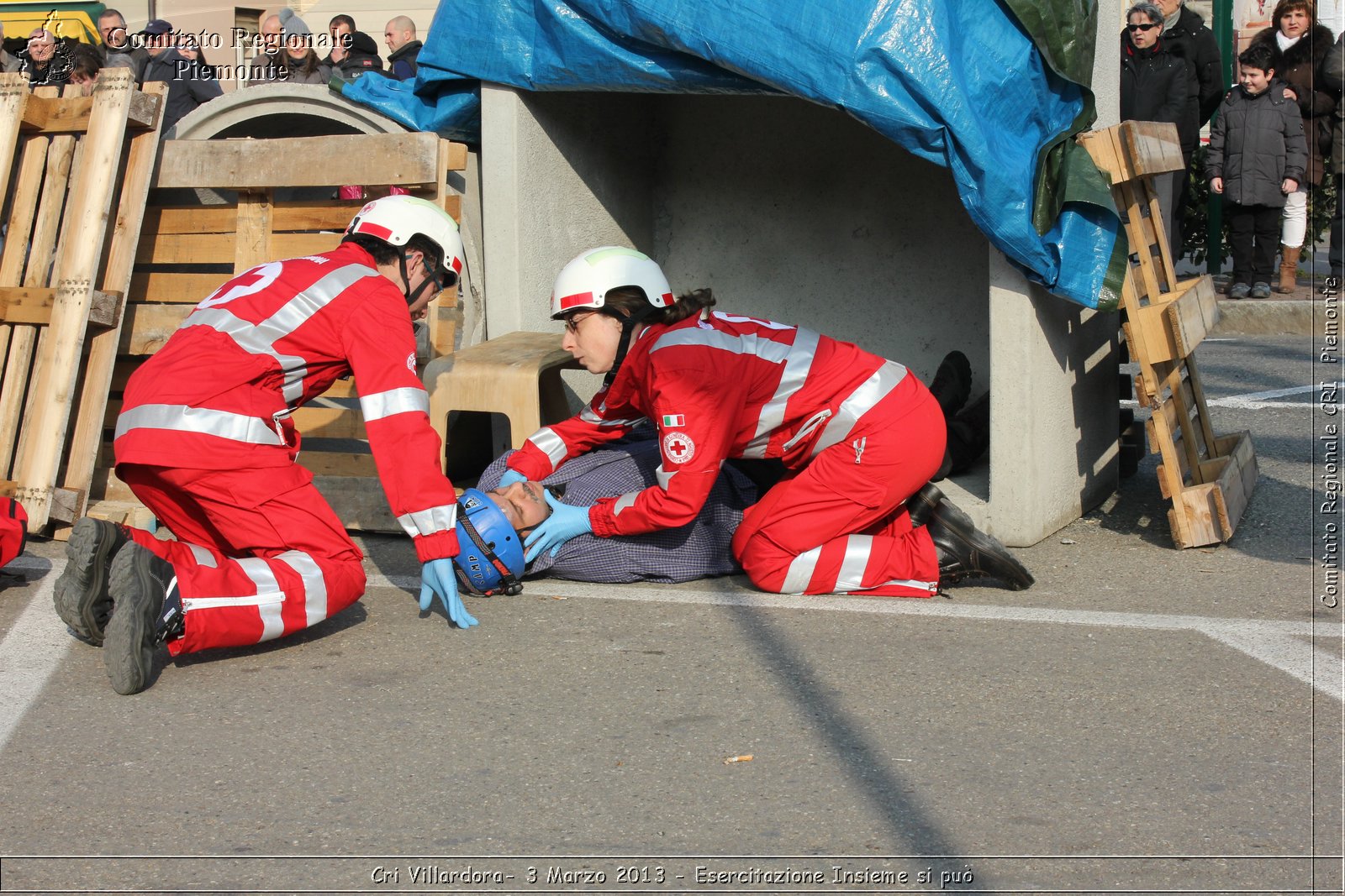 Cri Villardora - 3 Marzo 2013 - Esercitazione Insieme si pu - Croce Rossa Italiana - Comitato Regionale del Piemonte