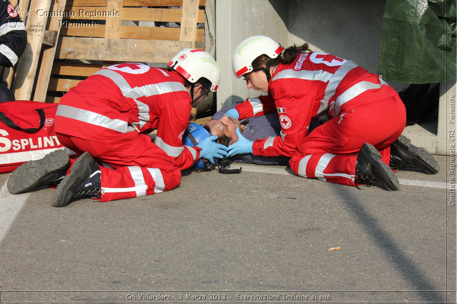 Cri Villardora - 3 Marzo 2013 - Esercitazione Insieme si pu - Croce Rossa Italiana - Comitato Regionale del Piemonte