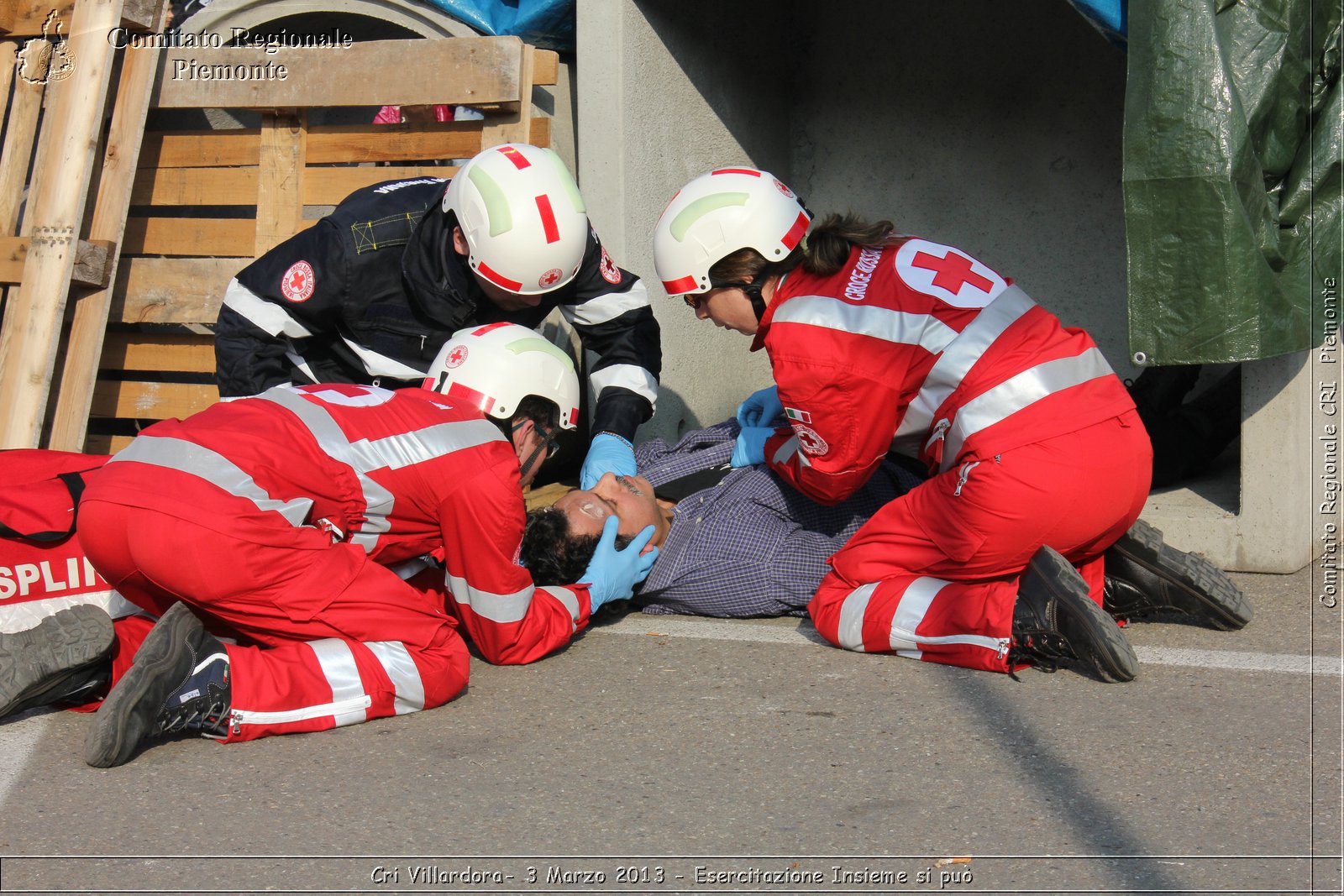 Cri Villardora - 3 Marzo 2013 - Esercitazione Insieme si pu - Croce Rossa Italiana - Comitato Regionale del Piemonte