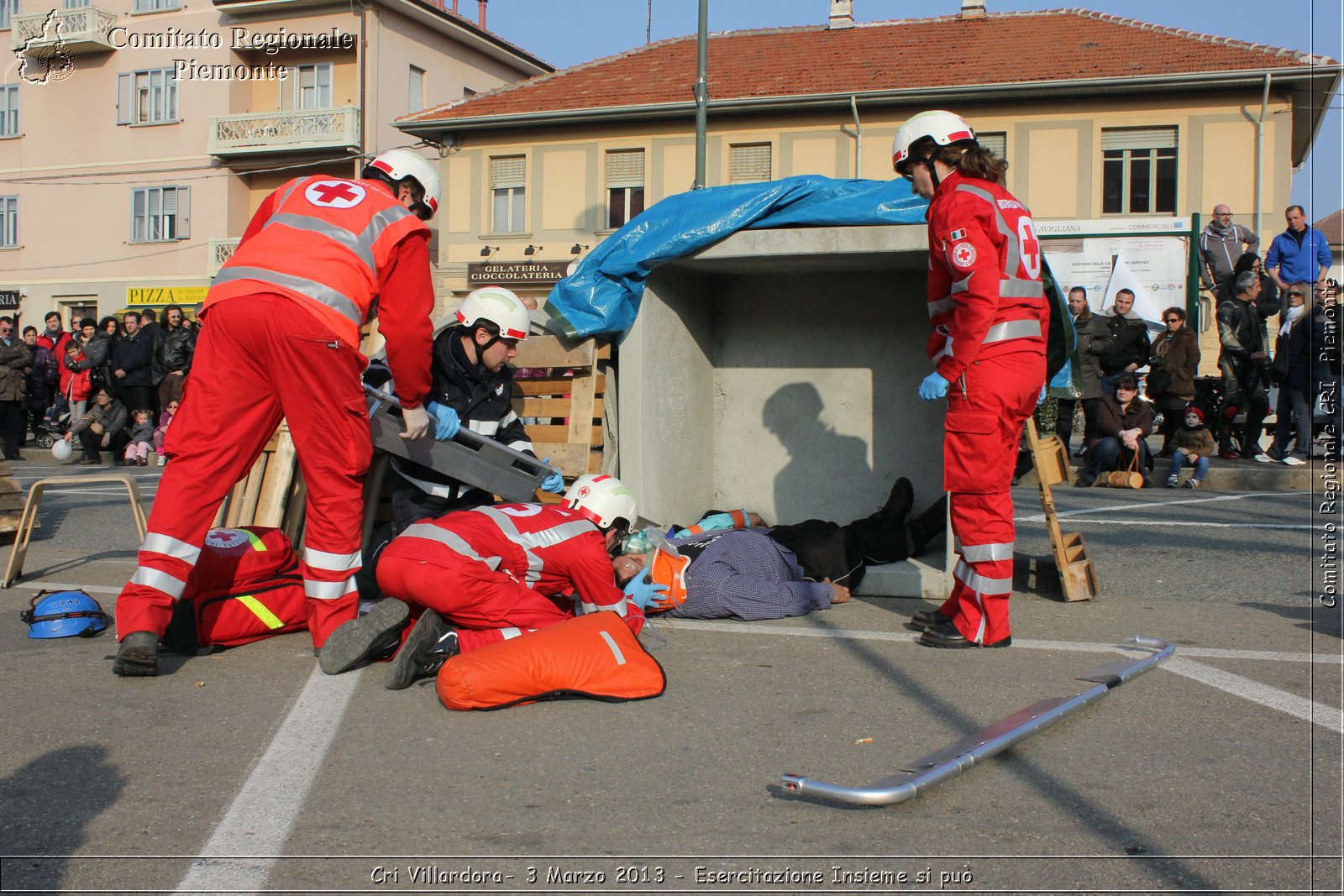 Cri Villardora - 3 Marzo 2013 - Esercitazione Insieme si pu - Croce Rossa Italiana - Comitato Regionale del Piemonte