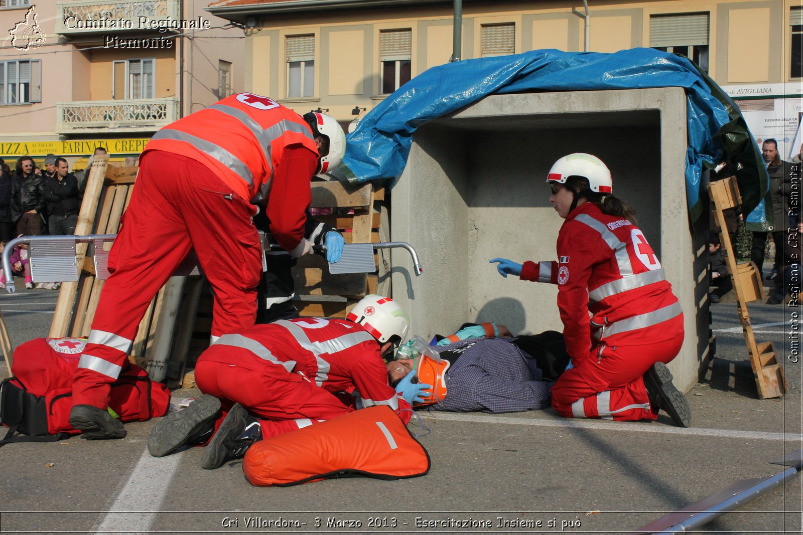 Cri Villardora - 3 Marzo 2013 - Esercitazione Insieme si pu - Croce Rossa Italiana - Comitato Regionale del Piemonte