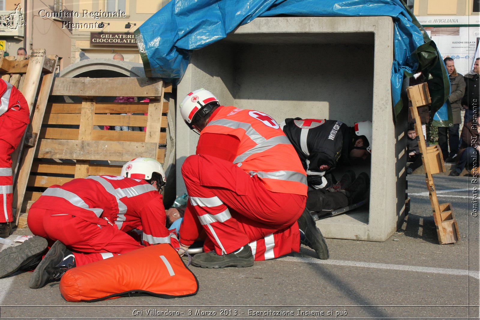 Cri Villardora - 3 Marzo 2013 - Esercitazione Insieme si pu - Croce Rossa Italiana - Comitato Regionale del Piemonte