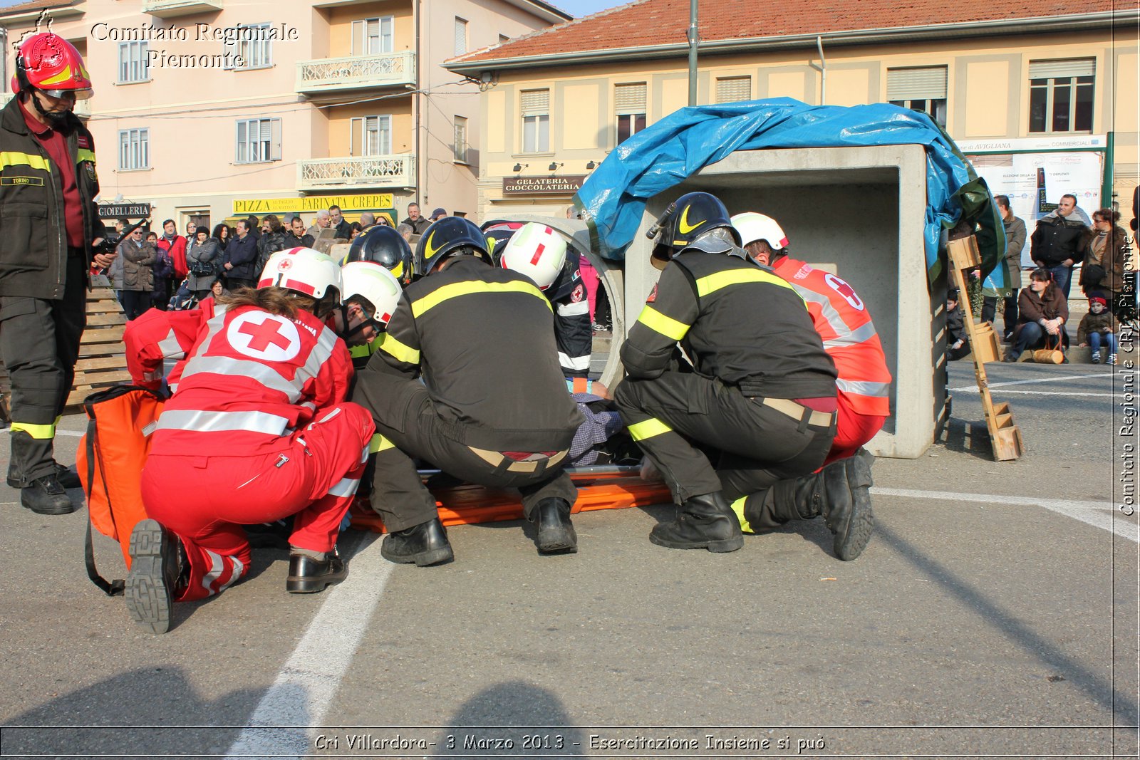 Cri Villardora - 3 Marzo 2013 - Esercitazione Insieme si pu - Croce Rossa Italiana - Comitato Regionale del Piemonte