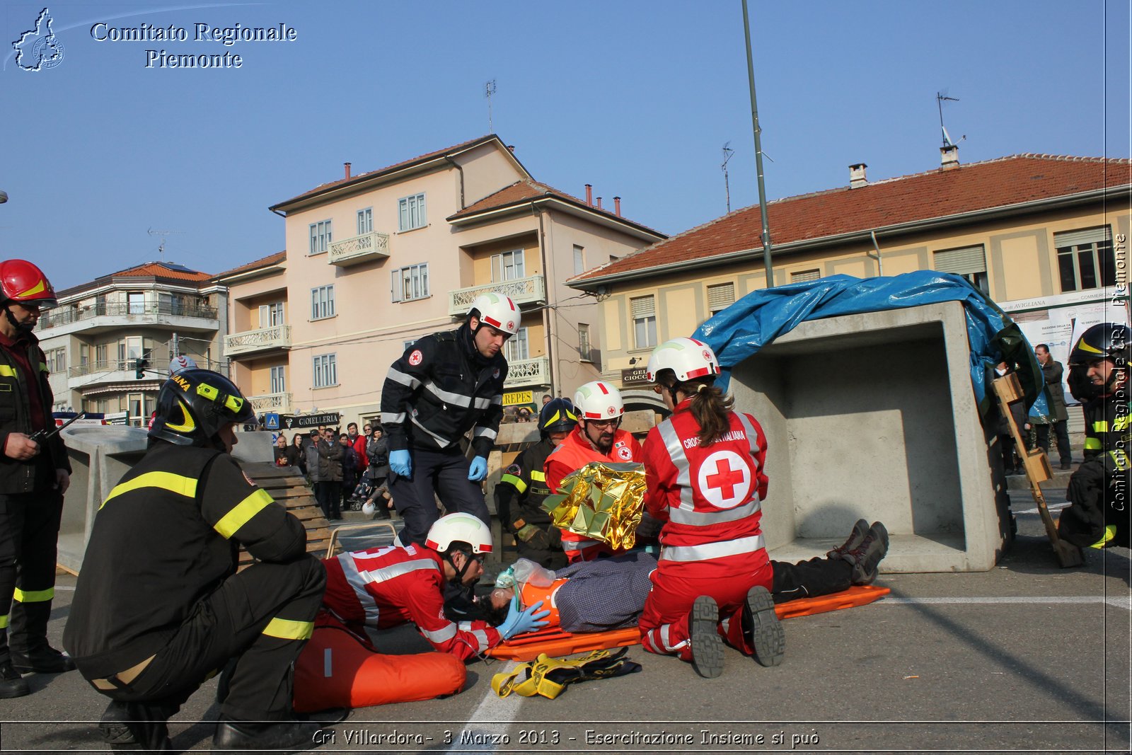 Cri Villardora - 3 Marzo 2013 - Esercitazione Insieme si pu - Croce Rossa Italiana - Comitato Regionale del Piemonte