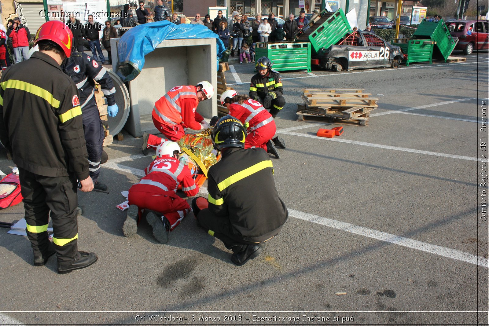 Cri Villardora - 3 Marzo 2013 - Esercitazione Insieme si pu - Croce Rossa Italiana - Comitato Regionale del Piemonte