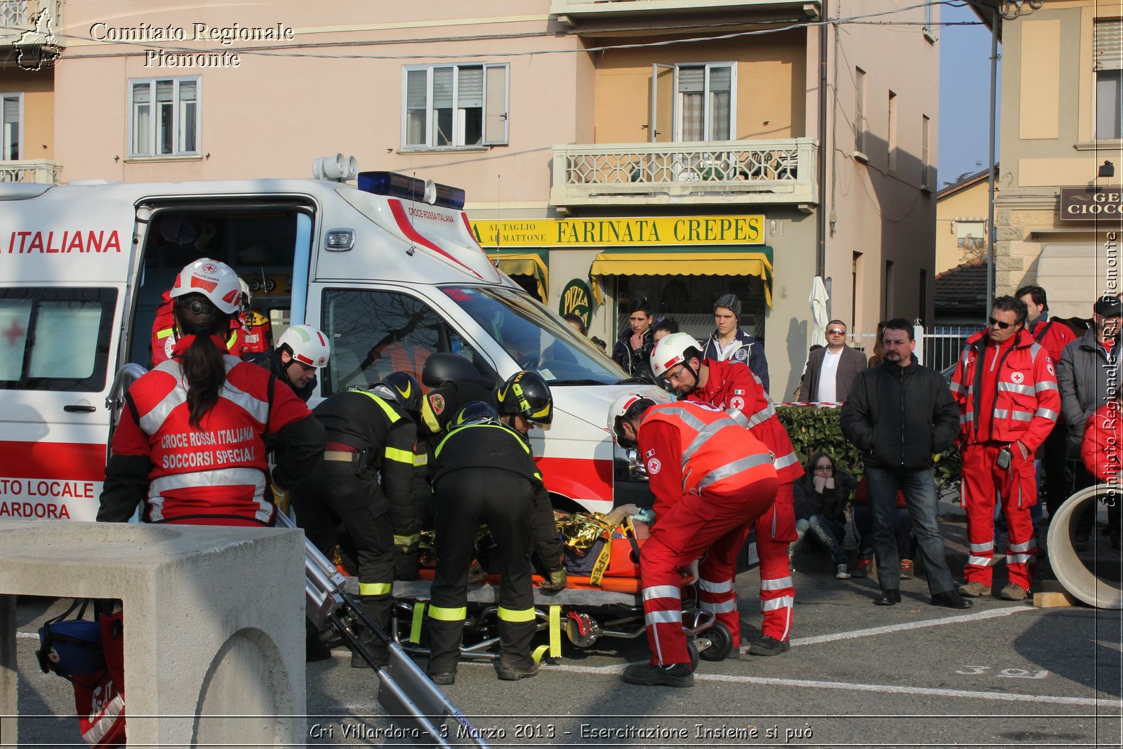 Cri Villardora - 3 Marzo 2013 - Esercitazione Insieme si pu - Croce Rossa Italiana - Comitato Regionale del Piemonte