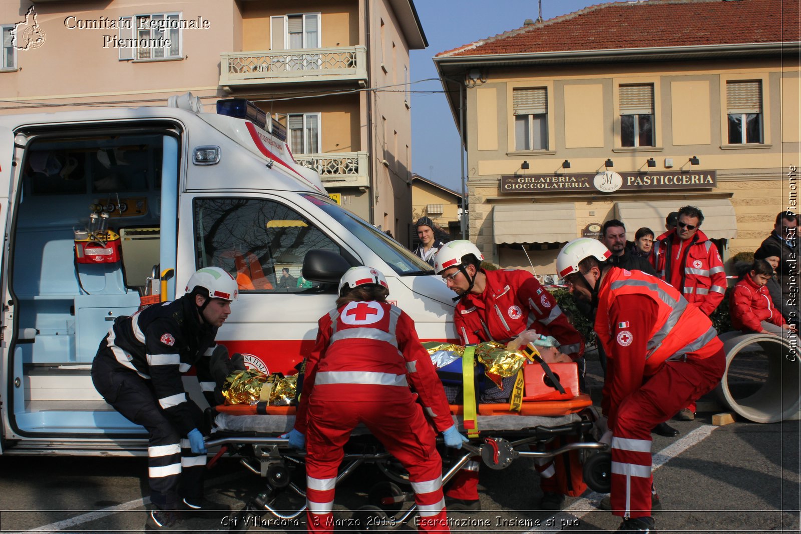 Cri Villardora - 3 Marzo 2013 - Esercitazione Insieme si pu - Croce Rossa Italiana - Comitato Regionale del Piemonte