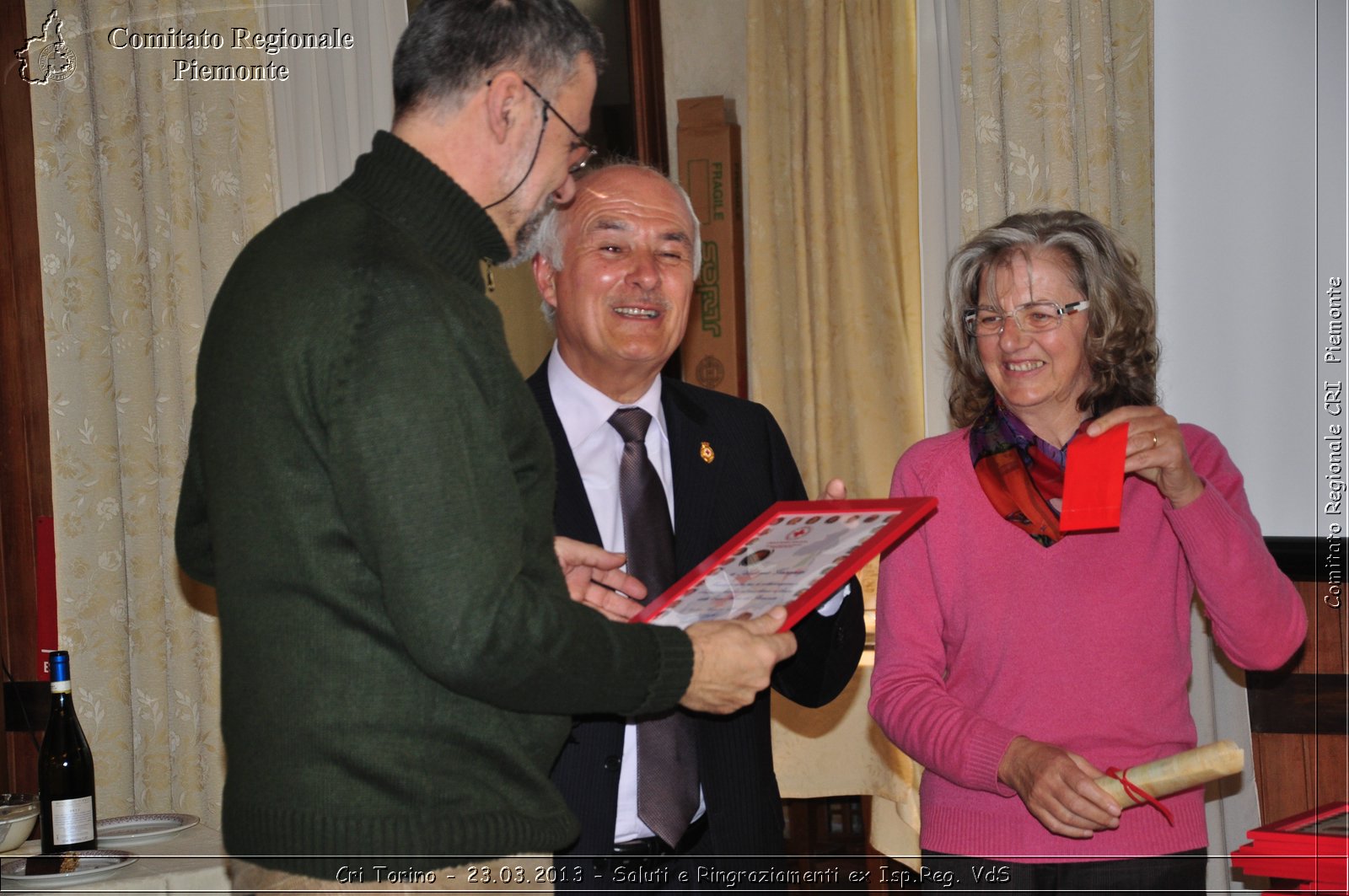 Cri Torino - 23.03.2013 - Saluti e Ringraziamenti ex Isp.Reg. VdS - Croce Rossa Italiana - Comitato Regionale del Piemonte