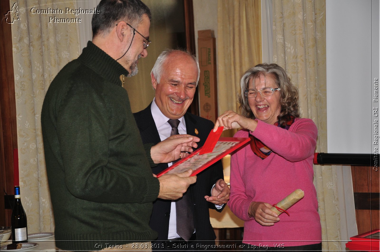 Cri Torino - 23.03.2013 - Saluti e Ringraziamenti ex Isp.Reg. VdS - Croce Rossa Italiana - Comitato Regionale del Piemonte