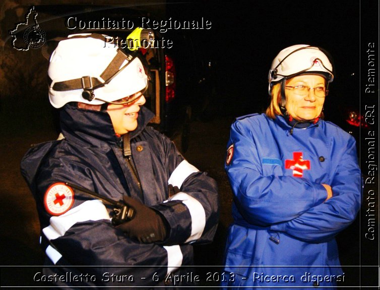 Castelletto Stura - 6 Aprile 2013 - Ricerca dispersi - Croce Rossa Italiana - Comitato Regionale del Piemonte