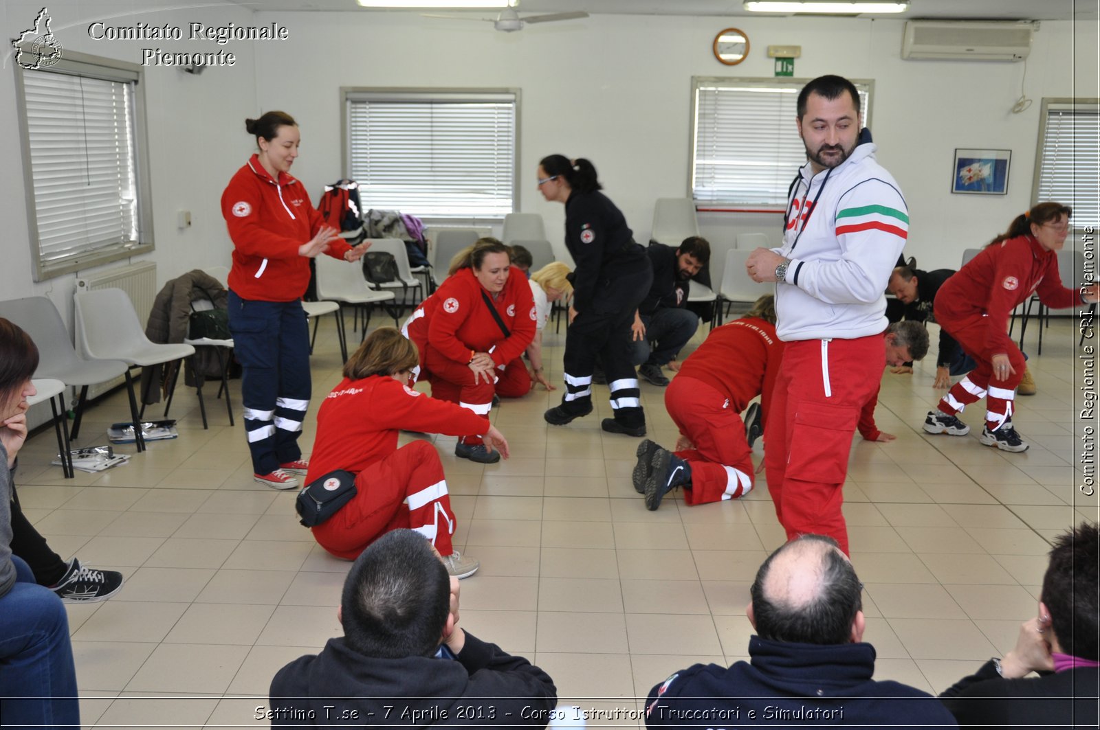 Settimo T.se - 7 Aprile 2013 - Corso Istruttori Truccatori e Simulatori - Croce Rossa Italiana - Comitato Regionale del Piemonte