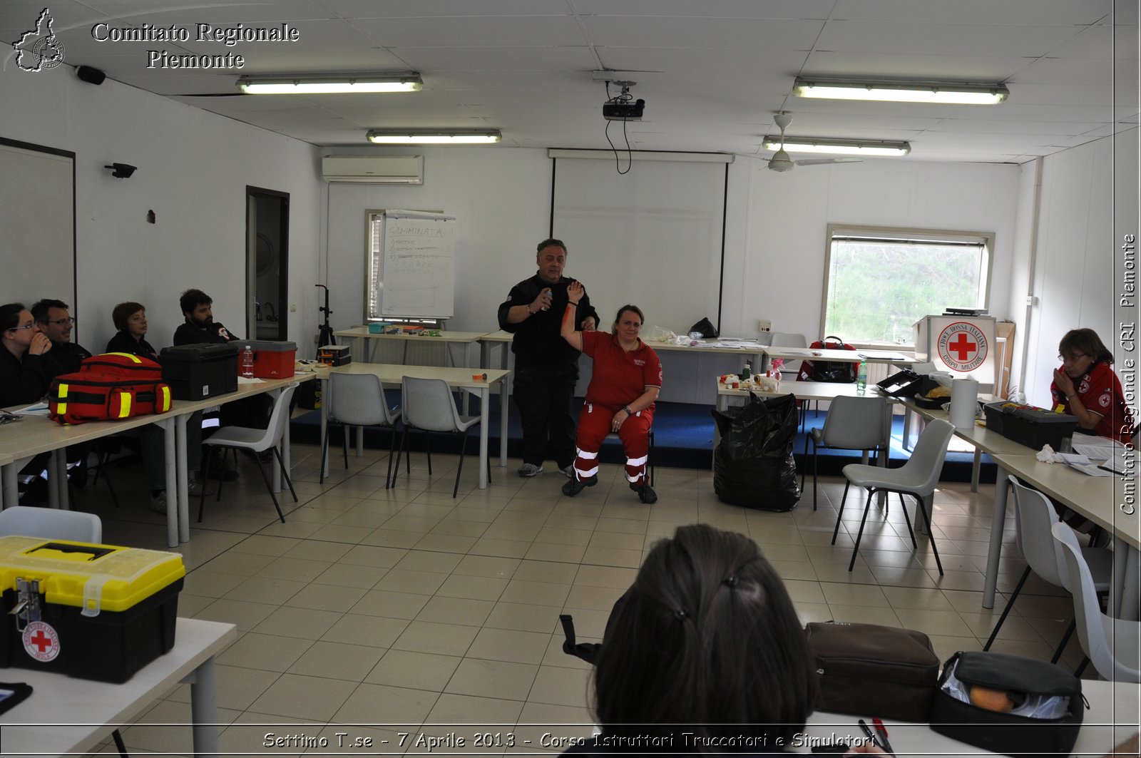 Settimo T.se - 7 Aprile 2013 - Corso Istruttori Truccatori e Simulatori - Croce Rossa Italiana - Comitato Regionale del Piemonte