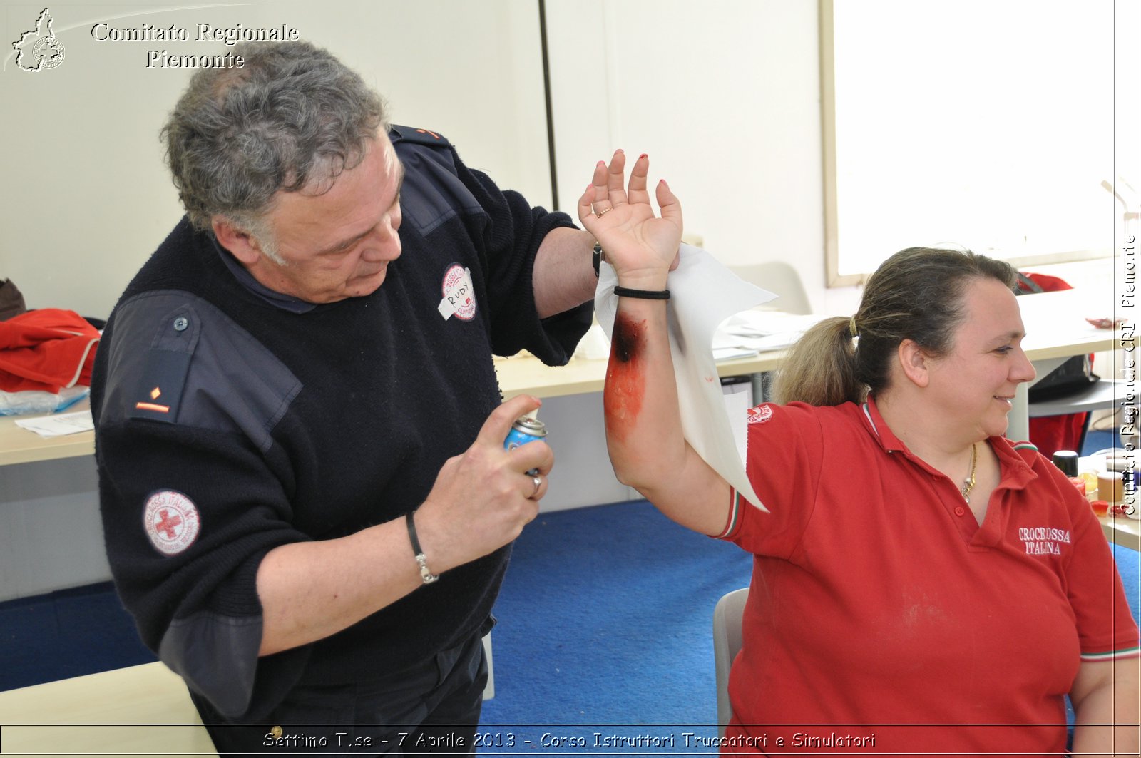 Settimo T.se - 7 Aprile 2013 - Corso Istruttori Truccatori e Simulatori - Croce Rossa Italiana - Comitato Regionale del Piemonte