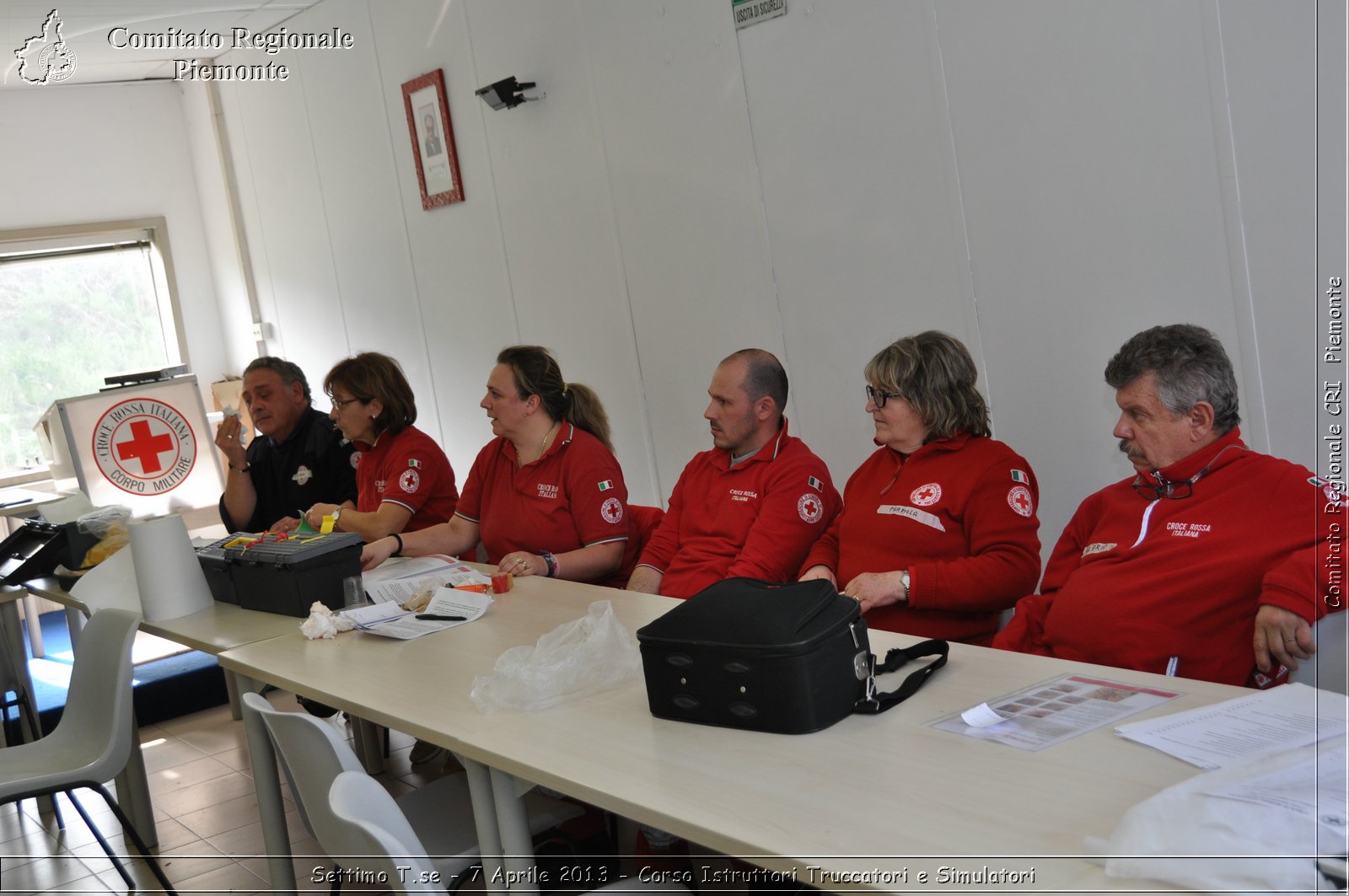 Settimo T.se - 7 Aprile 2013 - Corso Istruttori Truccatori e Simulatori - Croce Rossa Italiana - Comitato Regionale del Piemonte