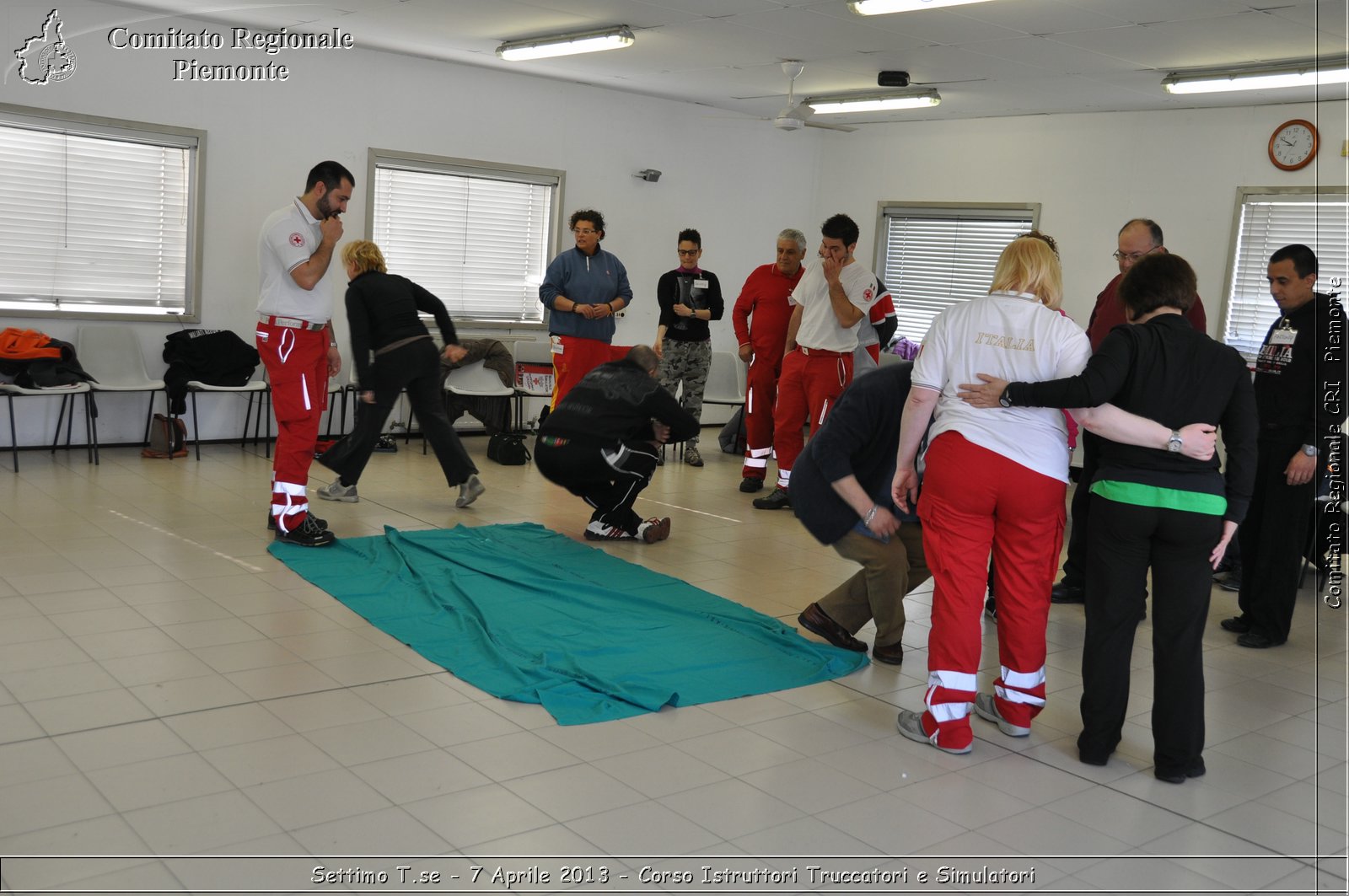 Settimo T.se - 7 Aprile 2013 - Corso Istruttori Truccatori e Simulatori - Croce Rossa Italiana - Comitato Regionale del Piemonte