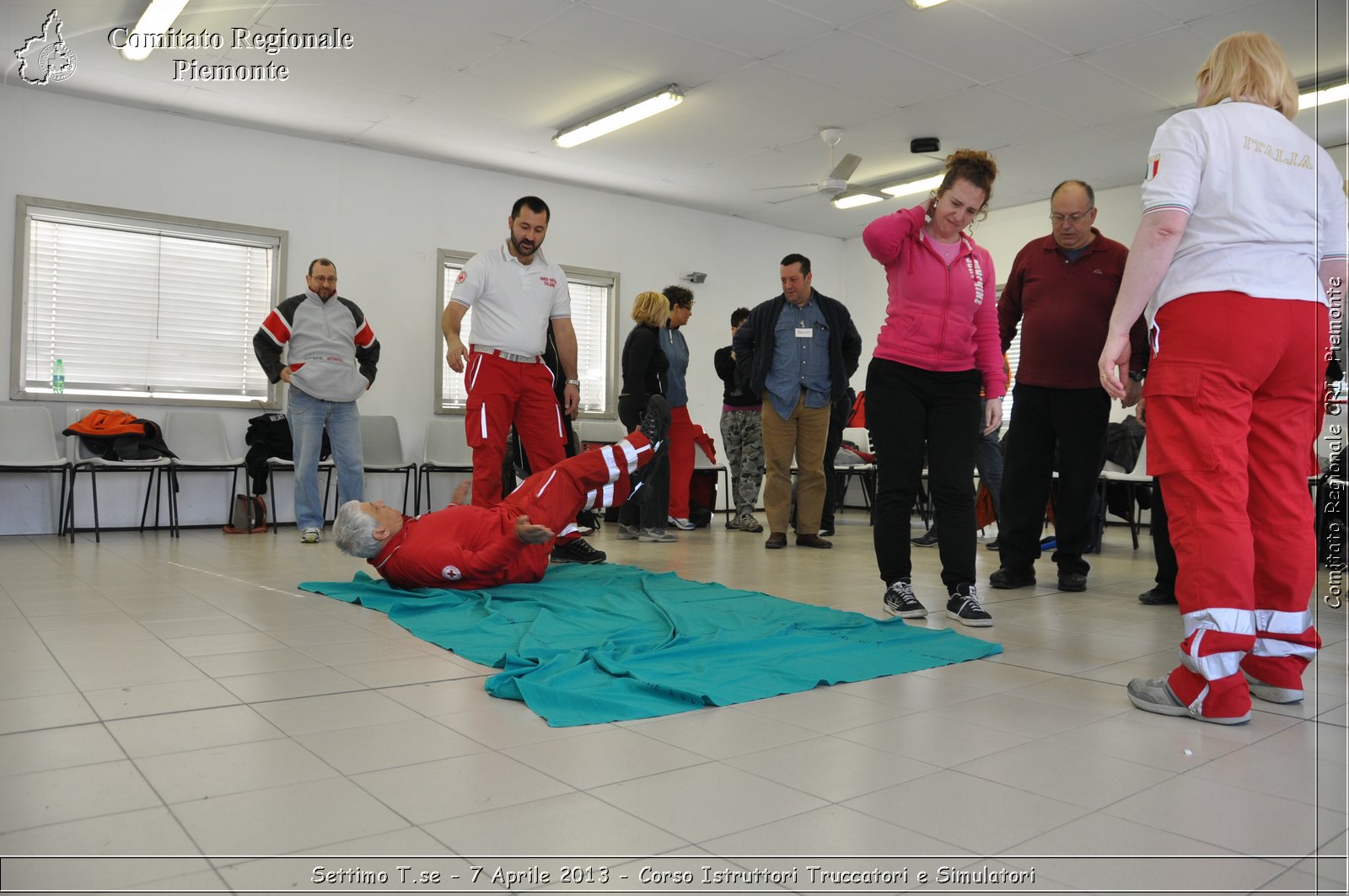 Settimo T.se - 7 Aprile 2013 - Corso Istruttori Truccatori e Simulatori - Croce Rossa Italiana - Comitato Regionale del Piemonte