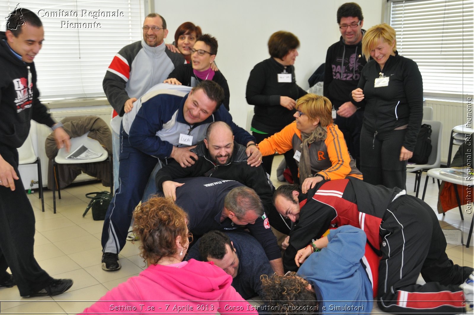 Settimo T.se - 7 Aprile 2013 - Corso Istruttori Truccatori e Simulatori - Croce Rossa Italiana - Comitato Regionale del Piemonte