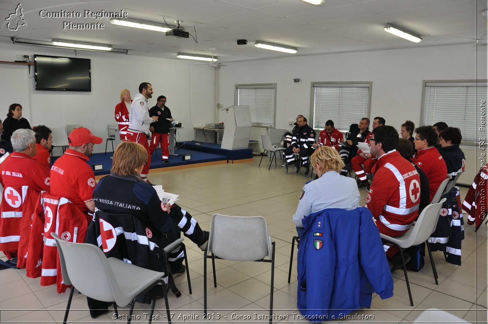 Settimo T.se - 7 Aprile 2013 - Corso Istruttori Truccatori e Simulatori - Croce Rossa Italiana - Comitato Regionale del Piemonte