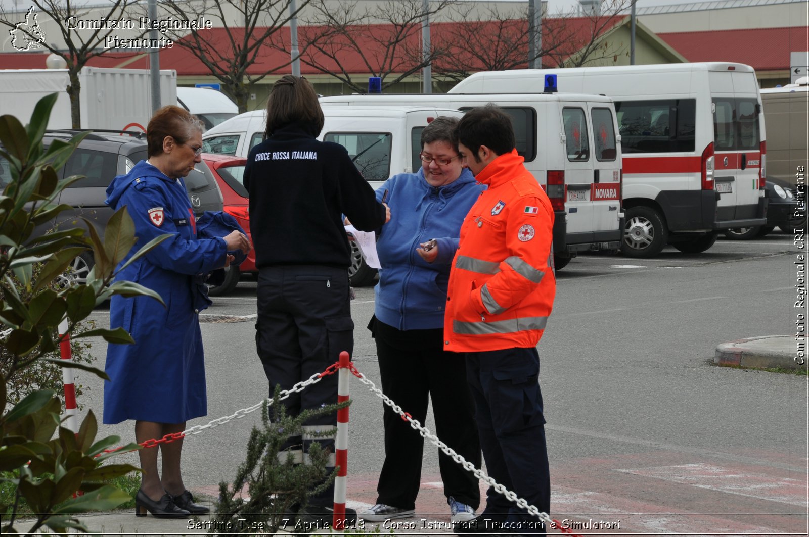 Settimo T.se - 7 Aprile 2013 - Corso Istruttori Truccatori e Simulatori - Croce Rossa Italiana - Comitato Regionale del Piemonte