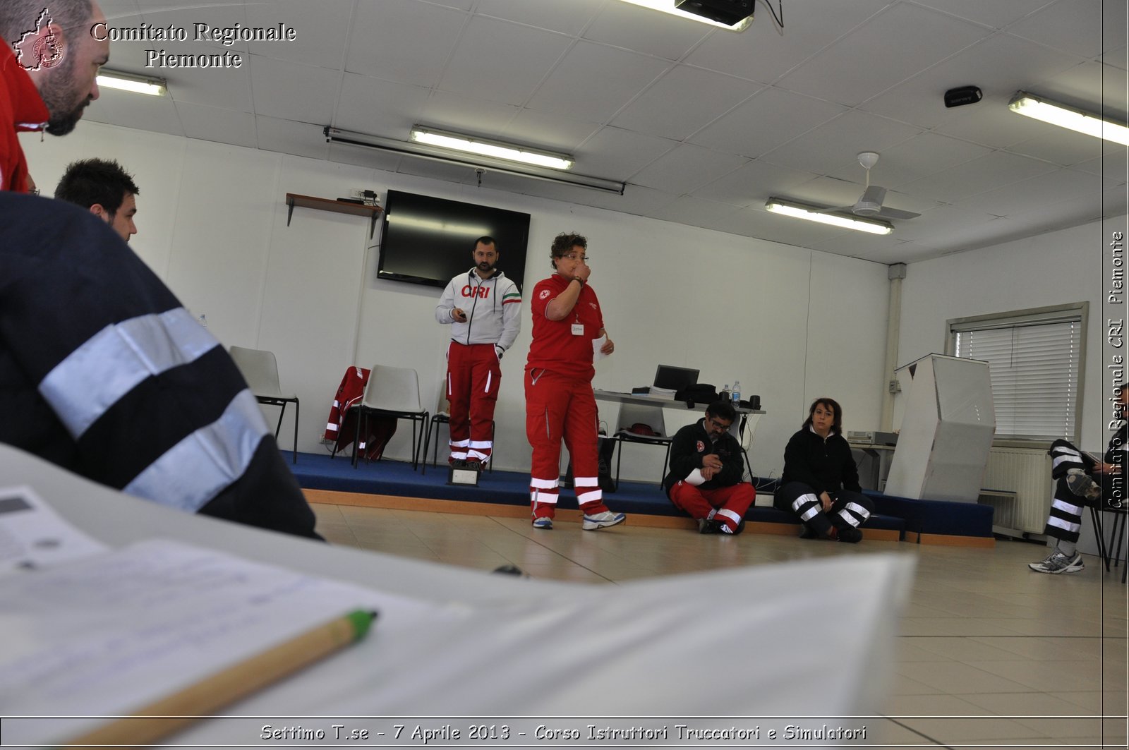 Settimo T.se - 7 Aprile 2013 - Corso Istruttori Truccatori e Simulatori - Croce Rossa Italiana - Comitato Regionale del Piemonte