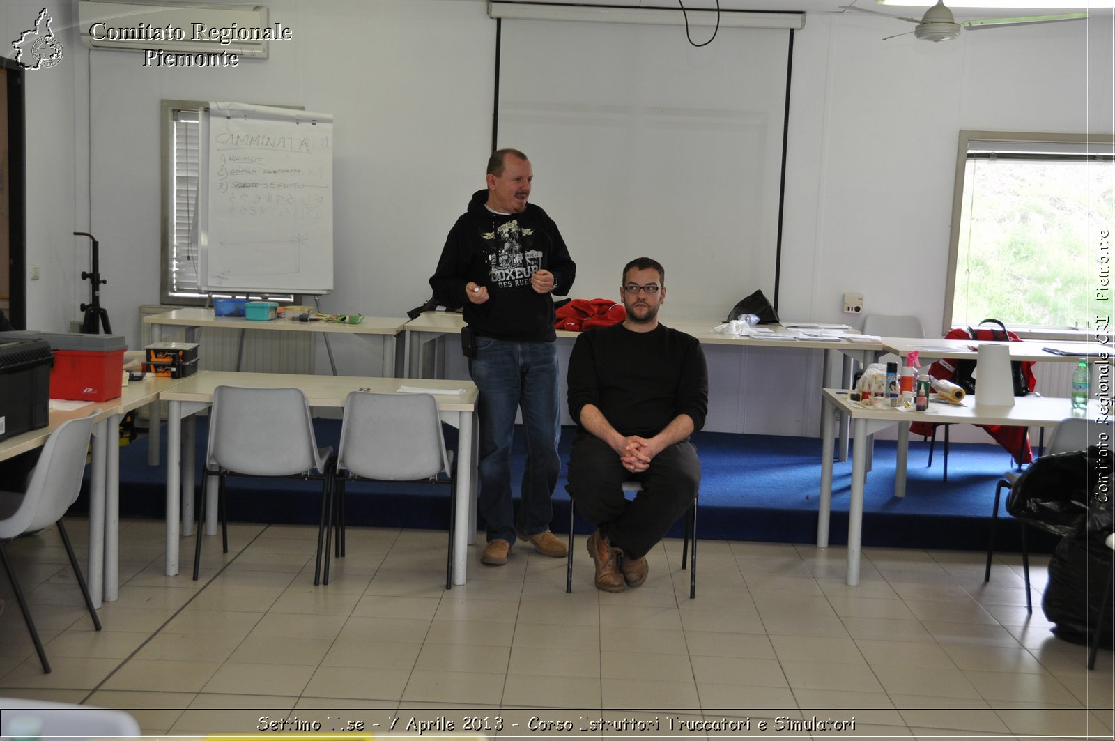 Settimo T.se - 7 Aprile 2013 - Corso Istruttori Truccatori e Simulatori - Croce Rossa Italiana - Comitato Regionale del Piemonte