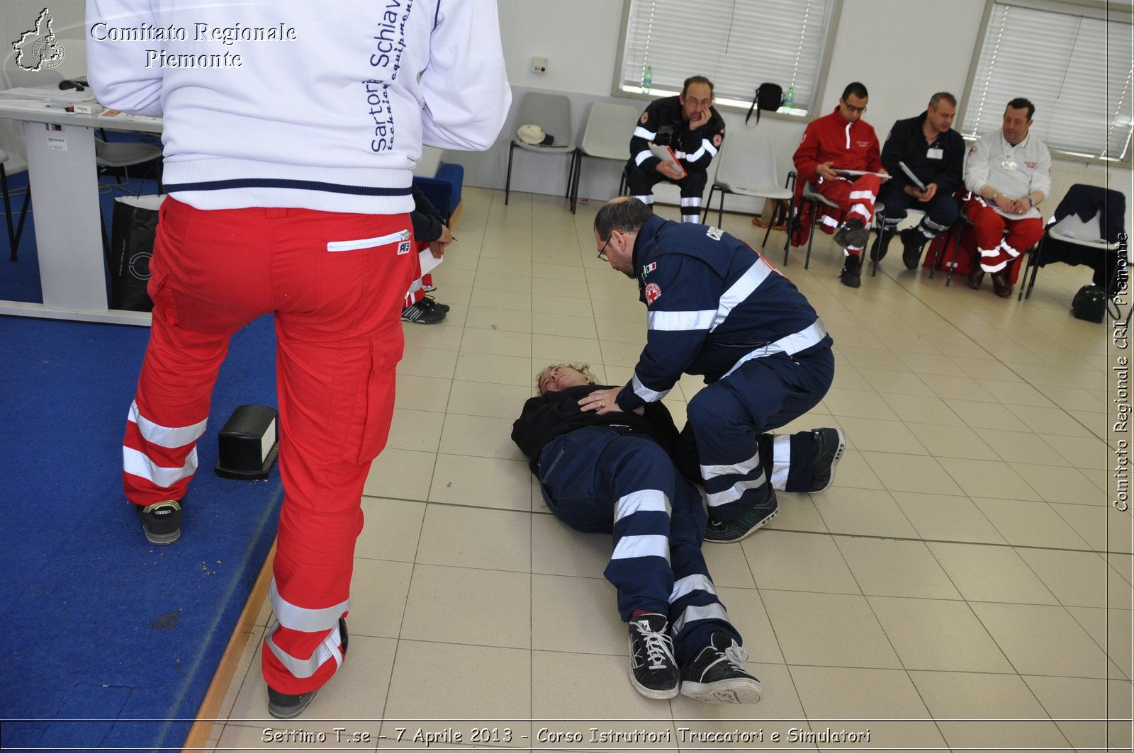 Settimo T.se - 7 Aprile 2013 - Corso Istruttori Truccatori e Simulatori - Croce Rossa Italiana - Comitato Regionale del Piemonte