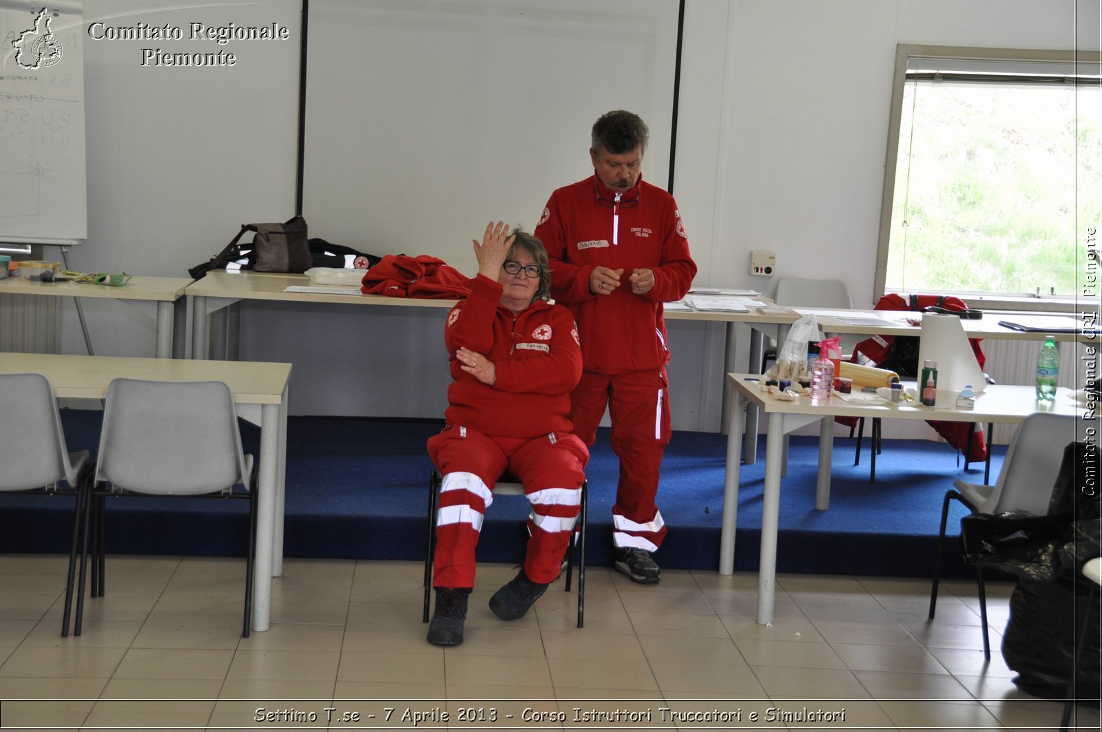 Settimo T.se - 7 Aprile 2013 - Corso Istruttori Truccatori e Simulatori - Croce Rossa Italiana - Comitato Regionale del Piemonte