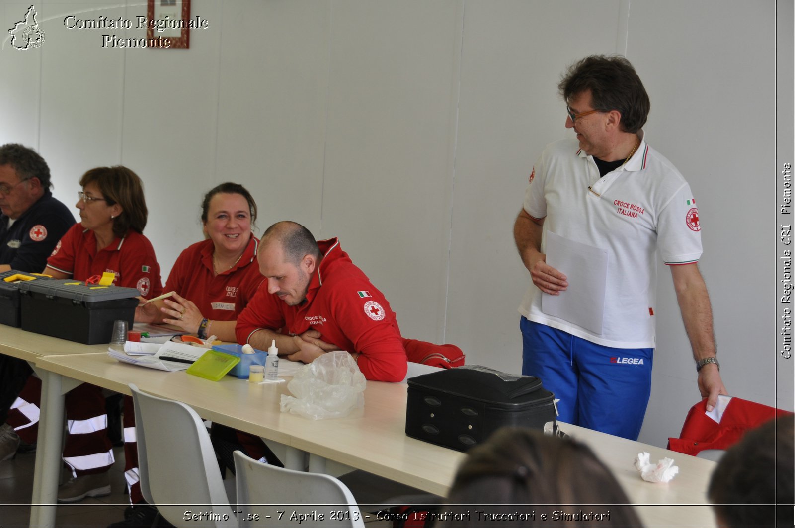 Settimo T.se - 7 Aprile 2013 - Corso Istruttori Truccatori e Simulatori - Croce Rossa Italiana - Comitato Regionale del Piemonte