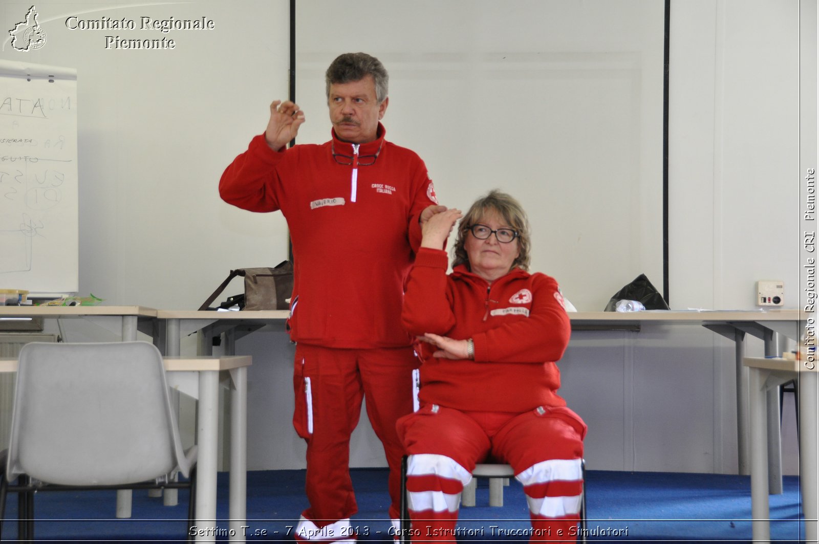 Settimo T.se - 7 Aprile 2013 - Corso Istruttori Truccatori e Simulatori - Croce Rossa Italiana - Comitato Regionale del Piemonte