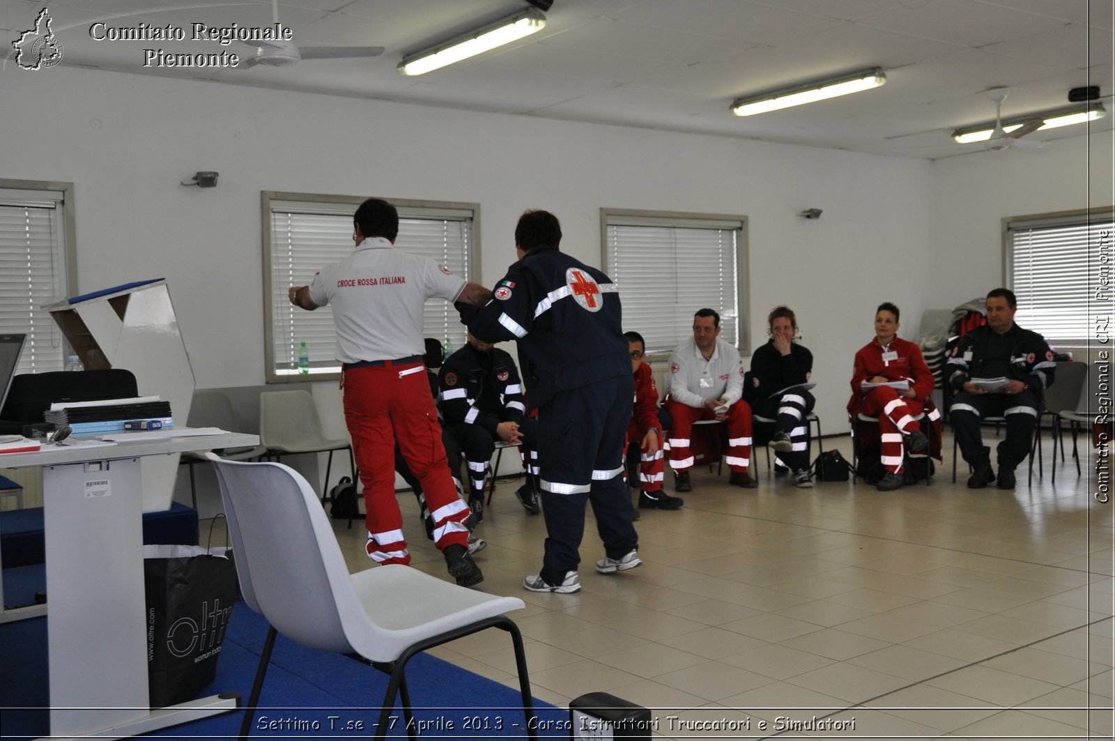 Settimo T.se - 7 Aprile 2013 - Corso Istruttori Truccatori e Simulatori - Croce Rossa Italiana - Comitato Regionale del Piemonte