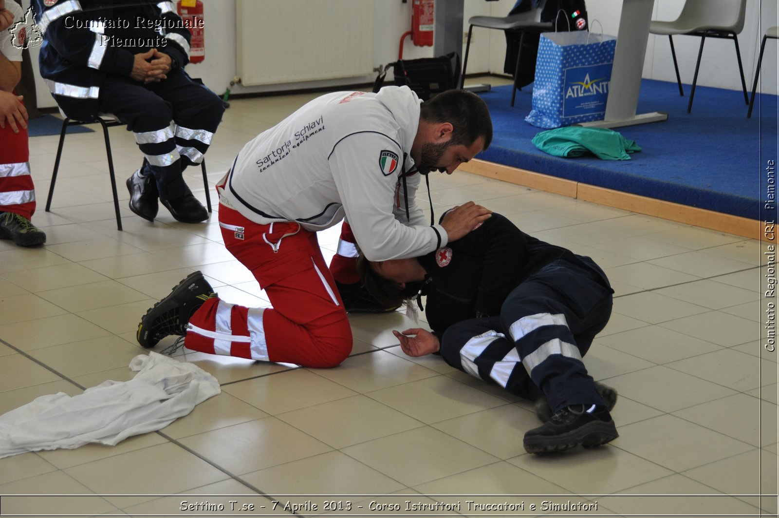 Settimo T.se - 7 Aprile 2013 - Corso Istruttori Truccatori e Simulatori - Croce Rossa Italiana - Comitato Regionale del Piemonte